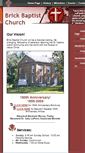 Mobile Screenshot of brickbaptist.com